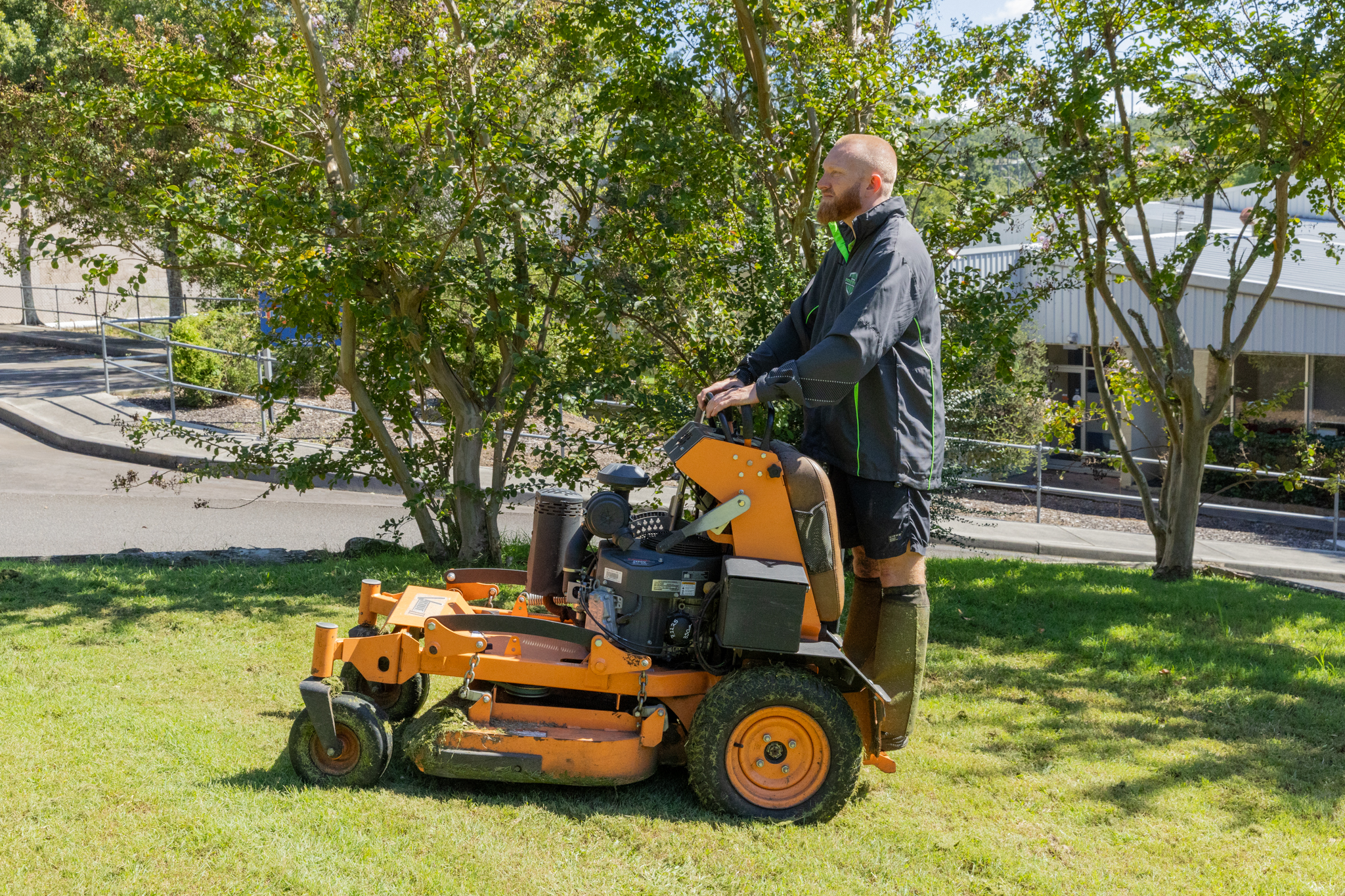 Our Ride on allows us to get a consistent and efficient cut every time.
